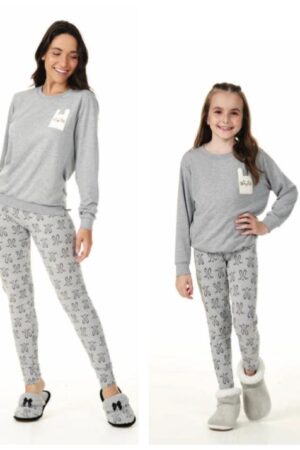 Pijama Infantil Manga longa Coelho mmx