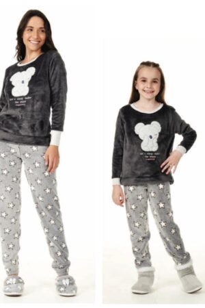 Pijama Coala Estrela Infantil fleece